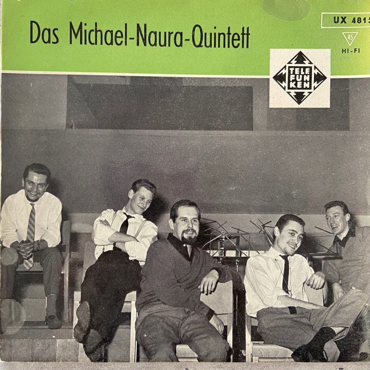DAS MICHAEL-NAURA-QUINTETT (EP Telefunken UX 4815 / Mono / E- / NM 