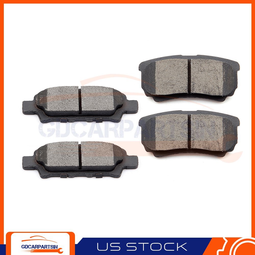 4 Ceramic Brake Pads for 2008-2014 Dodge Avenger Rear Axle