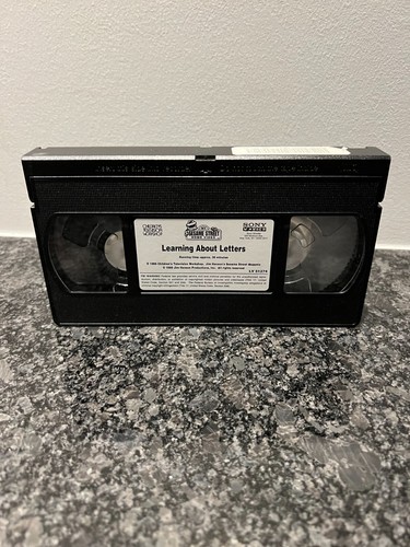 Sesame Street Learning About Letters VHS Home Video Time Life Video Tape Only - Picture 1 of 3
