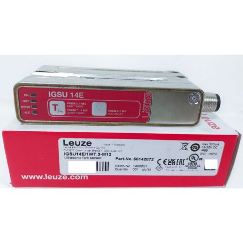 New Original Leuze IGSU14E/1WT.3-M12 Ultrasonic Sensor Free Shipping - Picture 3 of 10