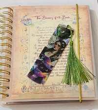 Yps Wicca Journal 3D Seiten mit Zaubersprüche Hexenbuch Unikat Book of Shadow