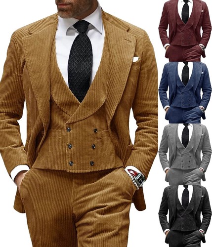 Vintage S.B. II By Bitterman Men's Corduroy Blazer Jacket aqua