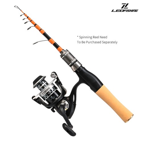 Casting Portable Fishing Rod Fiberglass Lure Rod Travel Fishing