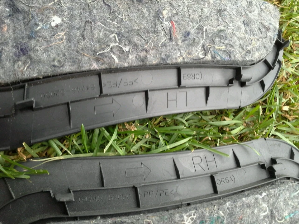 2004-2005 SCION xA L&R tablero lateral panel de moldura negro OEM Foto 3 de 3