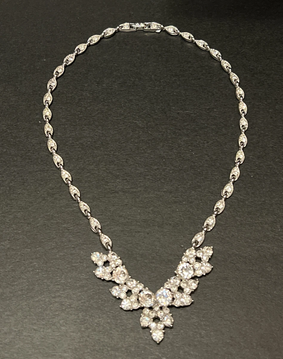 Bogoff rhinestone best sale necklace