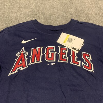 Shohei Ohtani Los Angeles Angels Nike Player Tee Shirt Blue MLB