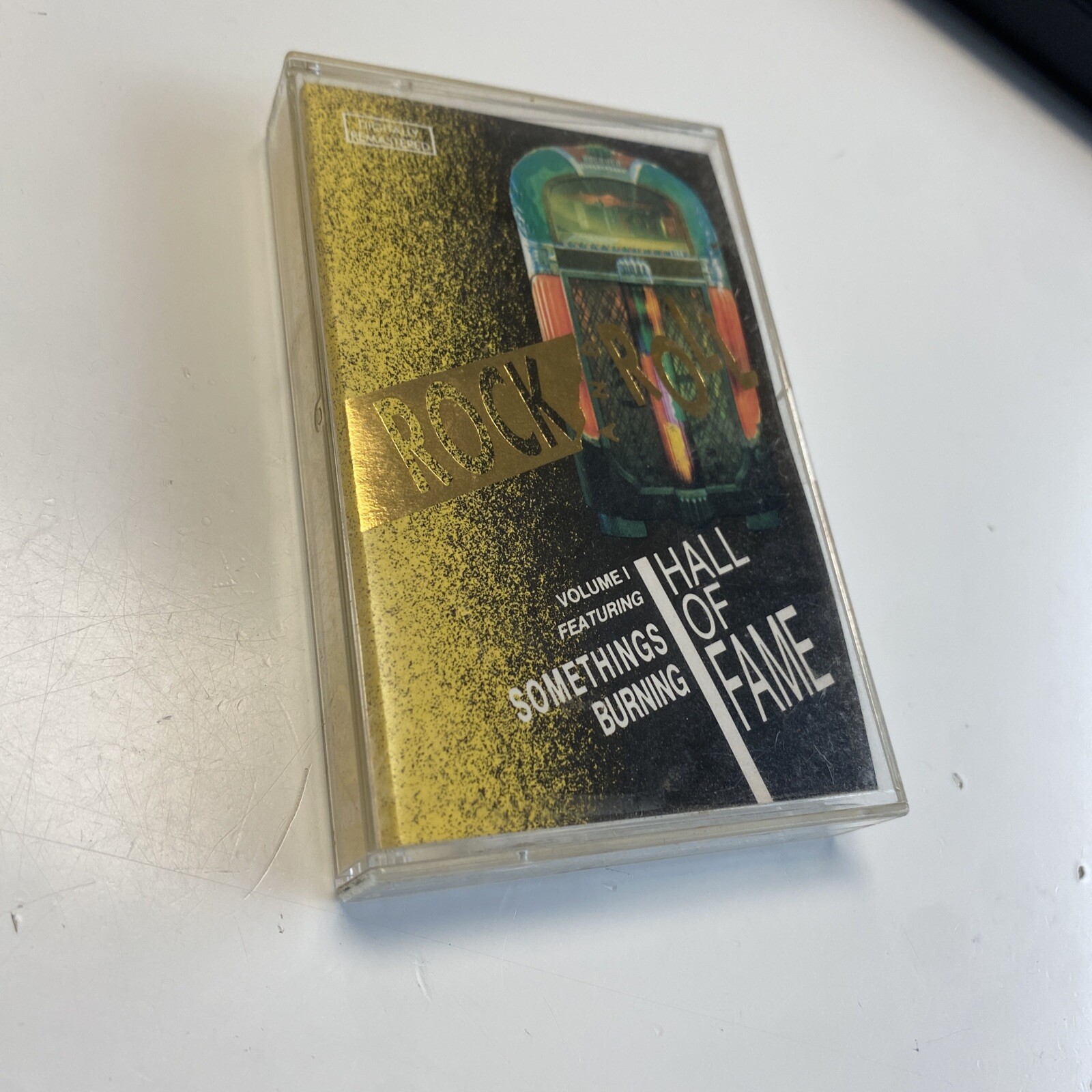 ROCK & ROLL HALL Of FAME VOLUME 1 CASSETTE TAPE  Featuring Somethings Burning￼