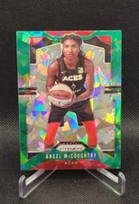 2020 Panini Prizm WNBA #10 Angel McCoughtry Green Ice Prizm Fanatics Exclusive