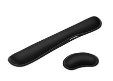 VicTsing Keyboard Wrist Rest Pad and Mouse Wrist Rest, Memory Foam Set, Black