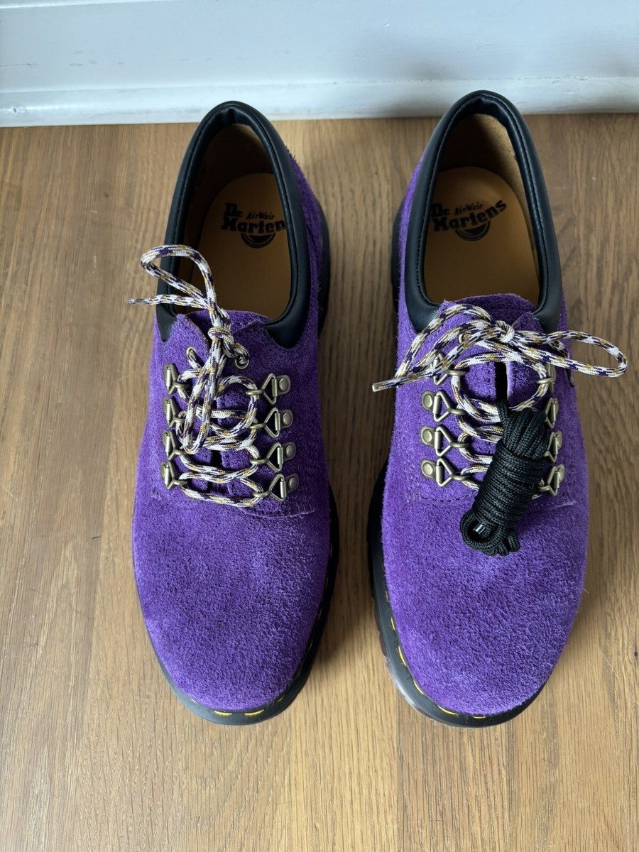 Dr. Martens 8053 Men's Limited Ed Suede Shoes Purple Rich