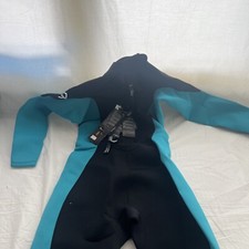 Adult Hevto Wetsuit- long sleeve Black/ Aqua - Size L  - NEW With Tags