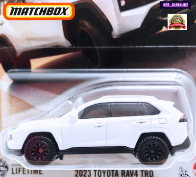 2025 Matchbox 2023 Toyota RAV4 TRD White #17 MBX Mattel - NEW