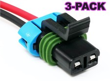 3X Delphi Metri-Pack 2-Pin 280 Series FEMALE Connector Multi-Purpose PIGTIAL