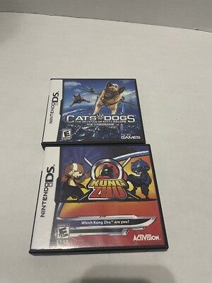 DS Game Lot Of 2-Cats & Dogs: The Revenge of Kitty Galore & King Zhu! Complete!