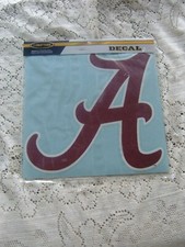 UNIVERSITY OF ALABAMA CRIMSON SCRIPT A 12" ADHESIVE DECAL NEW SEAL NEW ROLL TIDE