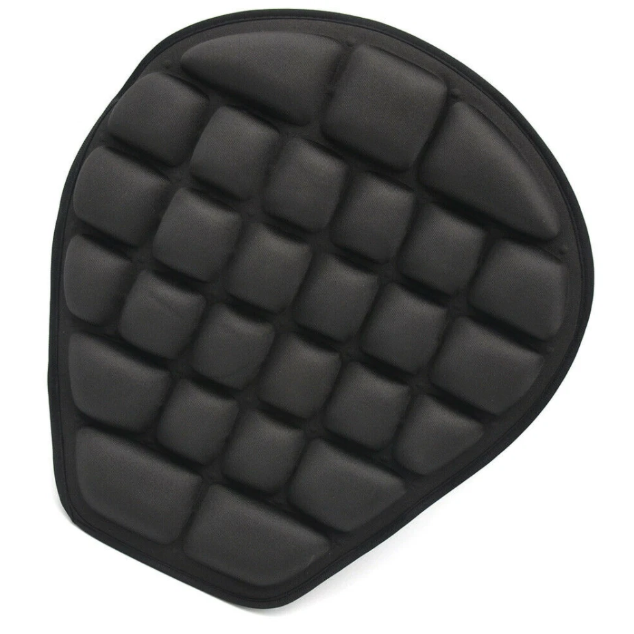 Shock Absorption Motorcycle Seat Cushion Pressure Relief Pad For Cruiser Touring - Image 3 of 4
