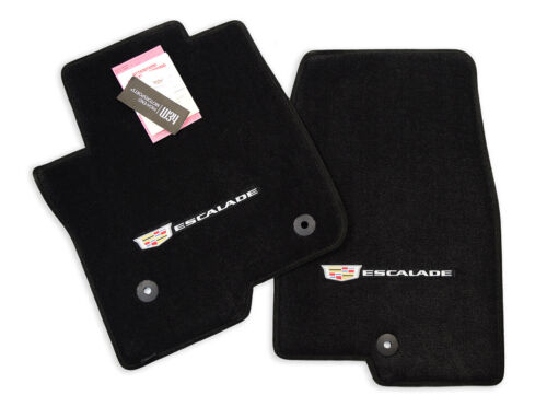 Cadillac ESCALADE Front Floor Mats - Ebony - Jet 2007-2025 Premium 32oz Quality - Picture 35 of 46