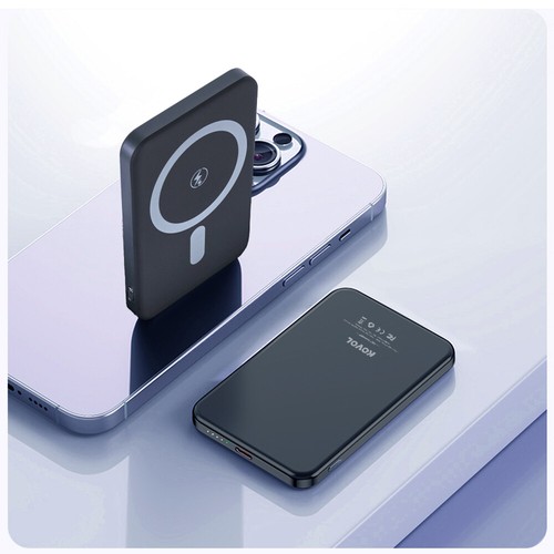 Mag-safe Power Bank 10000mAh für iPhone 12 13 14 15 Pro max plus Samsung S22 S23 - Zdjęcie 5 z 22