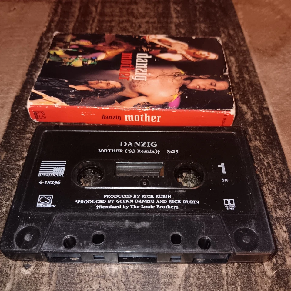 Danzig Mother Single Cassette  Jan-1994  Warner Bros. Tested Read - Image 3 of 4