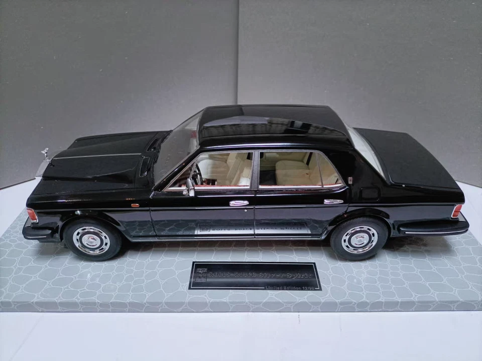 AMC 1/18 Rolls Royce Silver Spirit 1985 Black - Image 2 of 3
