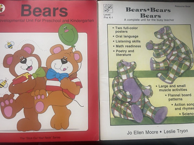 Preschool Kindergarten Teacher Resource Evan-Moor Bears Developmental