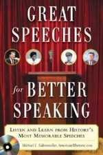 Great Speeches For Better Speaking (Book + Audio CD): Listen and Lea - VERY GOOD