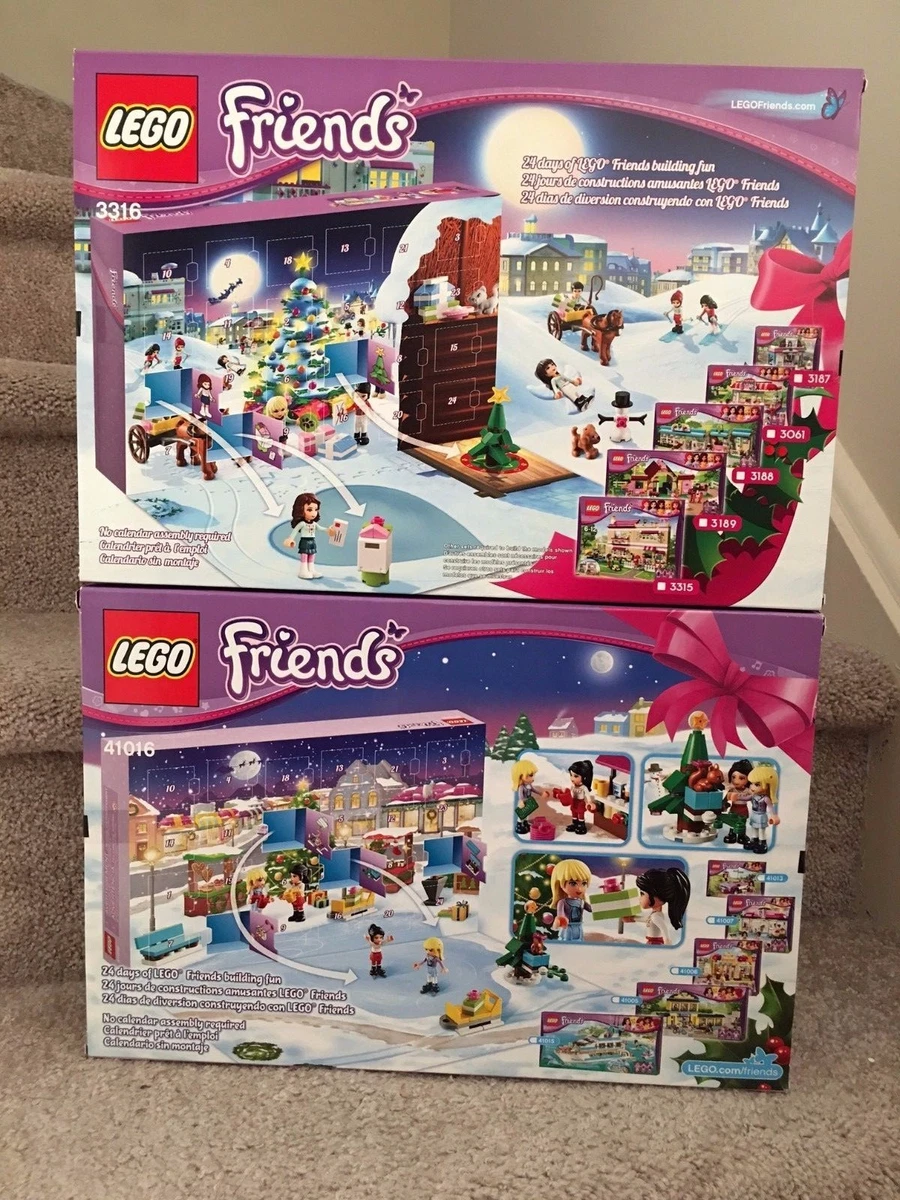 velordnet Klage Booth 2 NEW Lego Friends Advent Calendar 3316 41016 , SEALED! | eBay