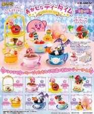 Re-Ment Rare Miniature Star Kirby Tea Time Sweets Party Rement Full Set 8Pcs