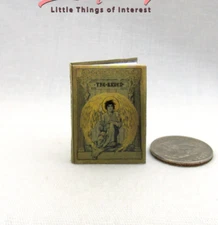 THE RAVEN 1:12 Scale Miniature Readable Illustrated Book POE