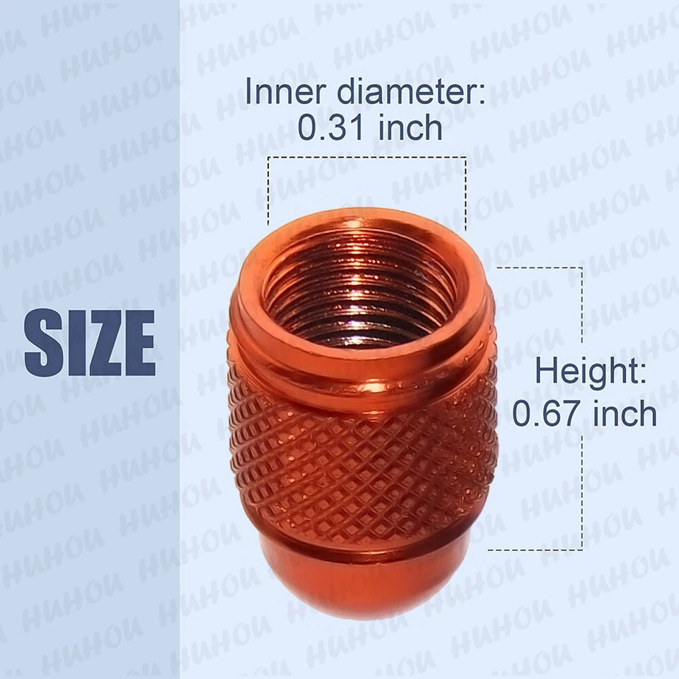 4pcs Bullet Car Wheels Tire Valve Stem Air Caps Dust Proof Cover Gift Decorate - Image 3 of 4