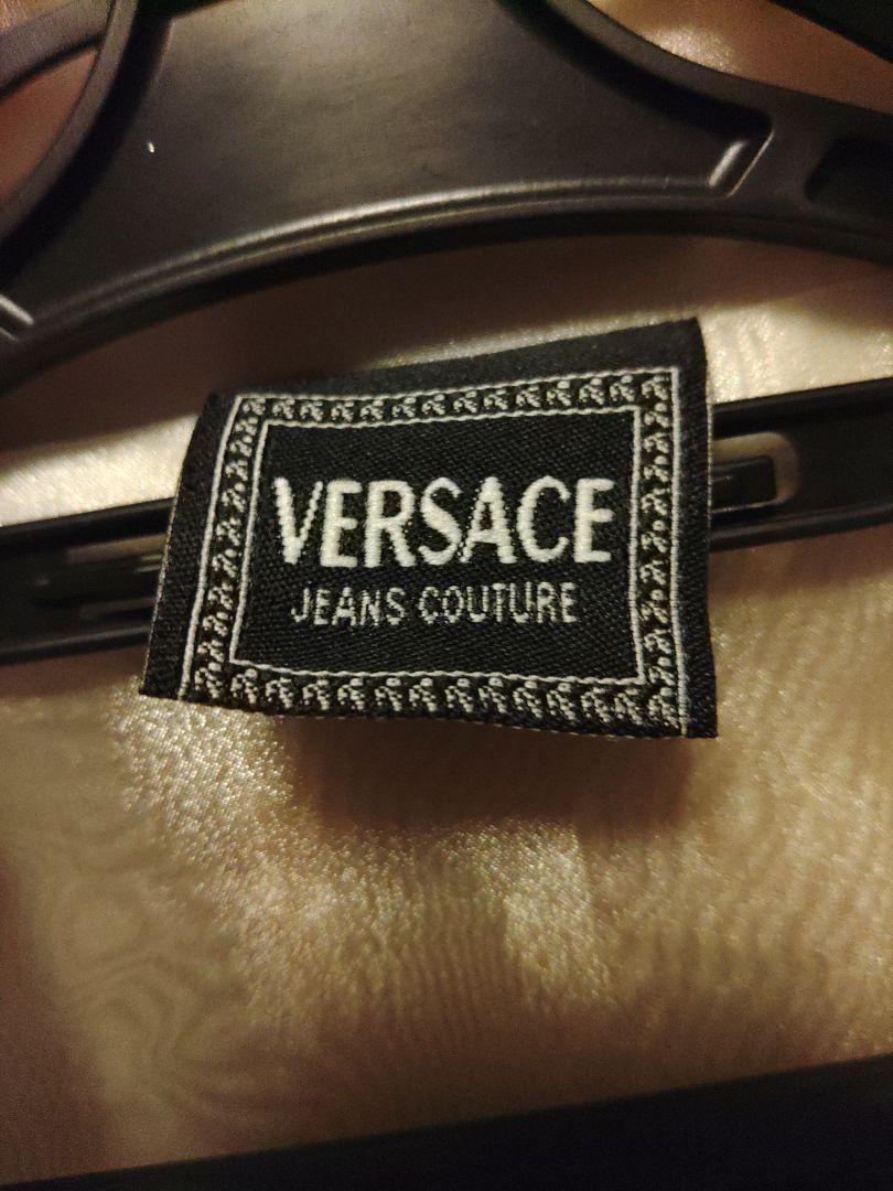 VERSACE White See-Through Jacket Satin Men's Size Free From
