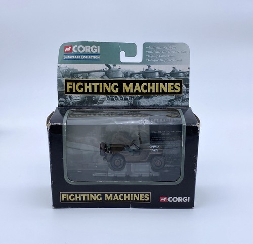 Willys MB 1/4 Ton 4x4 Utility Vehicle Fighting Machines Corgi C590076 - Picture 2 of 6