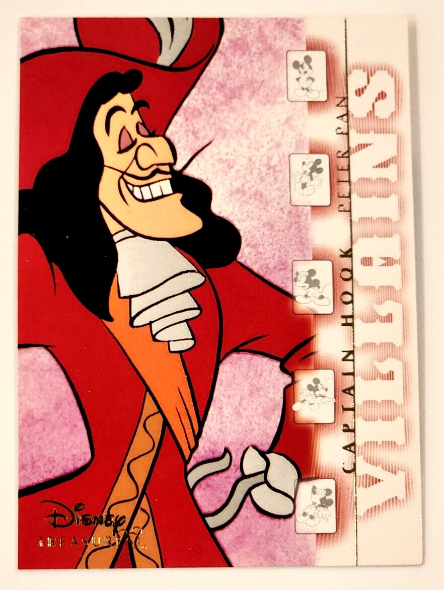 2003 Disney Treasures CAPTAIN HOOK Villains Card #10 PETER PAN