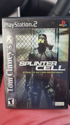 Tom Clancy's Splinter Cell PlayStation 2 PS2 Game *CLEANED Tested