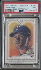 2023 Museum Collection Josh Jung Canvas Reprint Artist Proof /50 PSA 9 RC Rookie