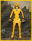 POWER RANGERS JUNGLE FURY _ YELLOW CHEETAH RANGER _ ACTION FIGURE