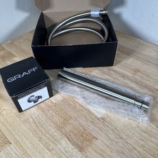 Graff G-8627-PN Handshower Set w Wall Backet  Wall Supply Elbow POLISHED NICKEL