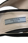 Prada Womens Suede Platform Peep Toe Slingbacks Pumps Black Size 40 10 — photo 6
