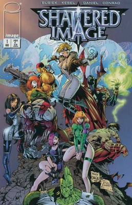 Shattered Image #1 VF/NM; Image | Kurt Busiek - Spawn Savage Dragon Gen13 - we c