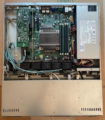 Supermicro CSE-813M 1U Server X9SCL-F E3-1270 v2 32GB ECC 4x1TB RAID IPMI Rails
