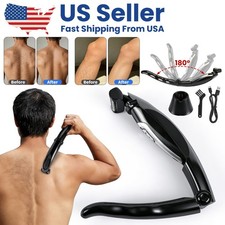Newest Groin Hair Trimmer for Men Electric Ball Trimmer Wet/Dry Body Shaver LCD