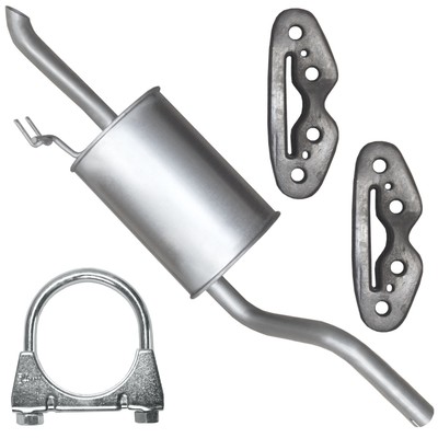 Endschalldämpfer Auspuff Endtopf für Fiat Punto 2 II 188 99-07 1.2 8V