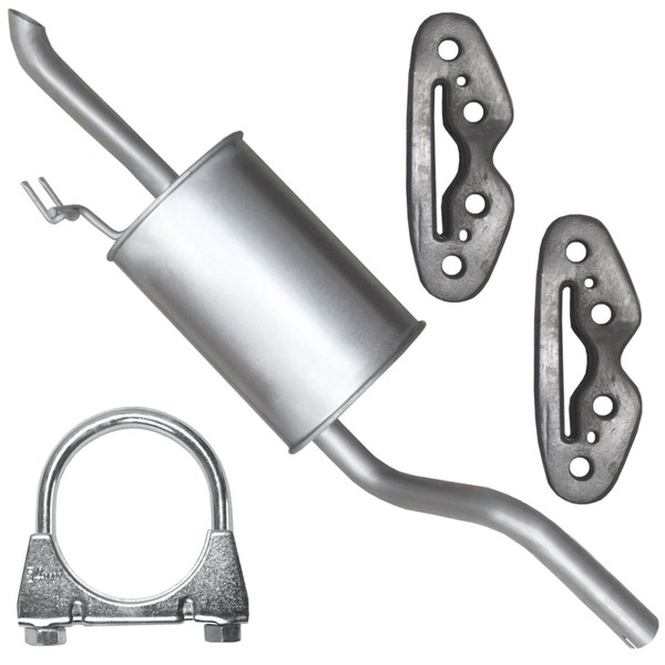 EndschalldäMpfer Auspuff Endtopf FüR Fiat Punto 2 II 188 99-07 1.2 8V-image