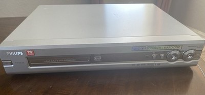 Philips HDRW 720 DVD Hard Disk Recorder Silver No Remote Tested Works