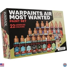 Army Painter Warpaints Air Most Wanted Set - 22x18ml Acrylic Airbrush Paints
