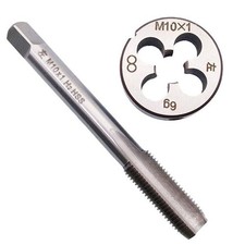 Superior HSS M10 x 1mm Tap and M10 x 1 0mm Die Metric Thread Left Hand