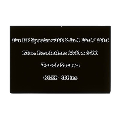M51676-1J0 4K OLED LCD Berühren Sie Anzeige HP Spectre x360 2-in-1 16-f 16t-f