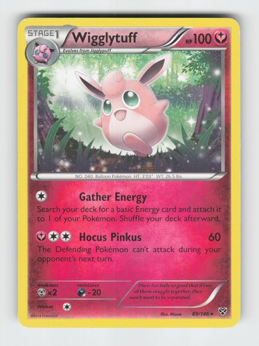 Wigglytuff 89/146 Rare XY Base Set Pokemon 2014 MP Mizue