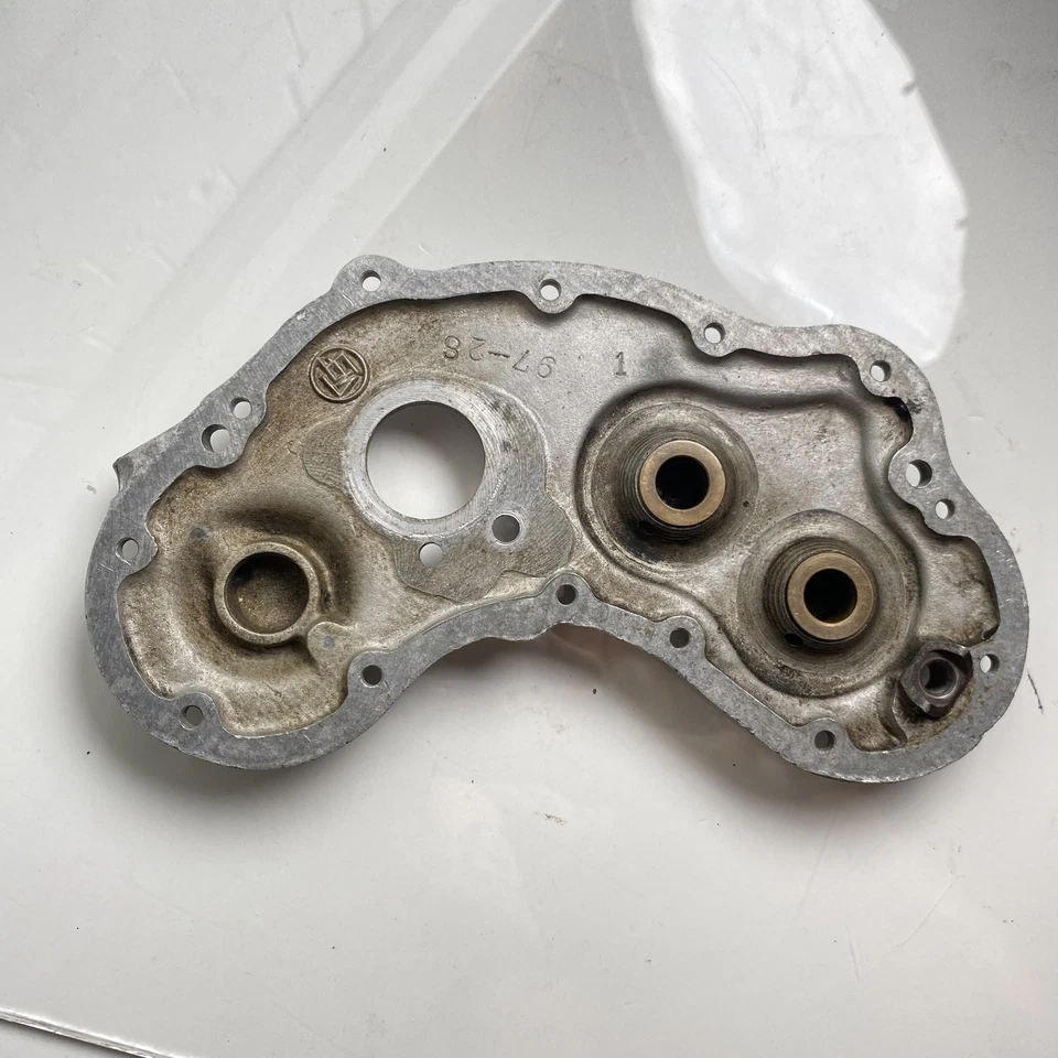 Harley-Davidson | 350cc modelo B cachorro | Cubierta del engranaje de distribución del generador 1928 SV Foto 3 de 4