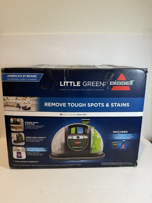 #ad #ad Bissell LITTLE GREEN Carpet amp; Upholstery Deep Cleaner #3369 Gray Green BRAND NEW $75.00